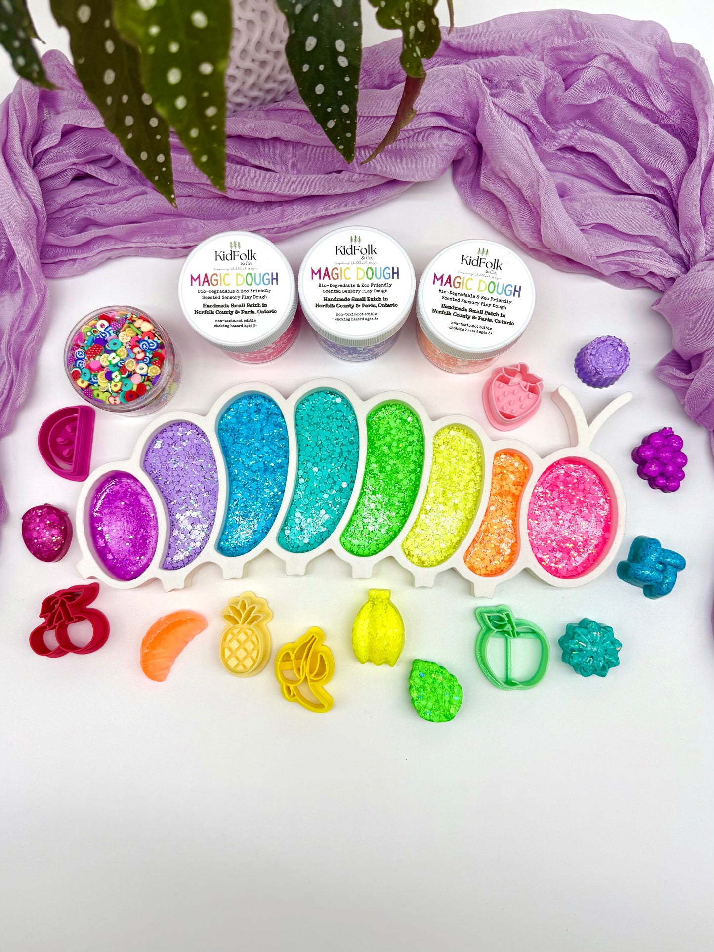 Rainbow Caterpillar Play Kit