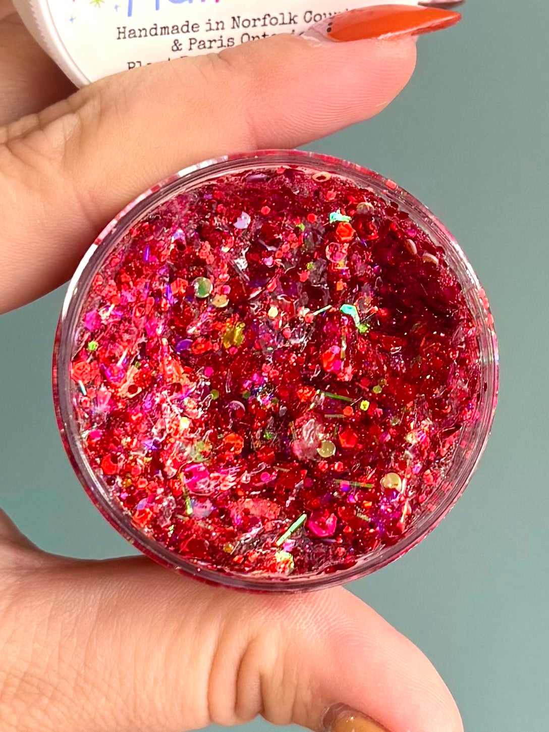 Holly Jolly Glittery Hair Gel-Made by Jack!