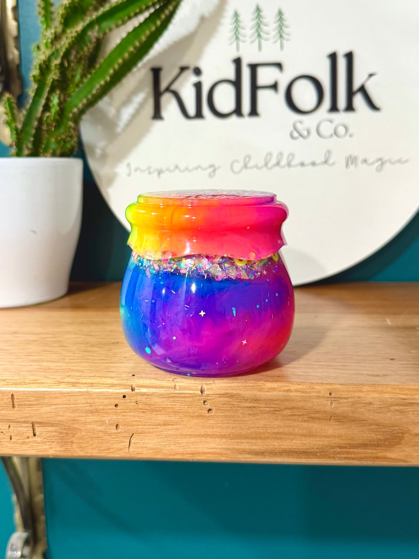 Resin Jar+Screw on Lid