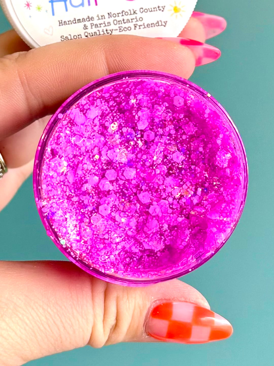 Galactic Grape Glittery Hair Gel