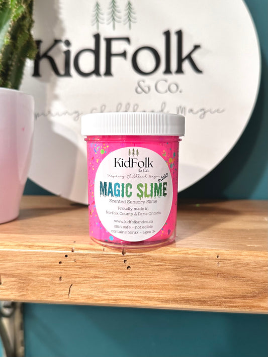 Magic Slime-Neon Pink+Glitter
