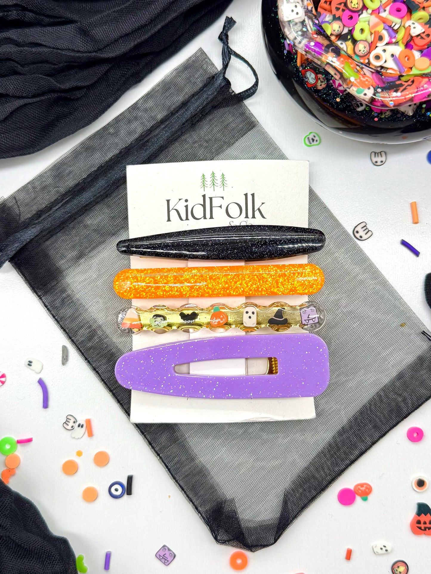 Halloween Barrettes- OOAK Limited Quantities