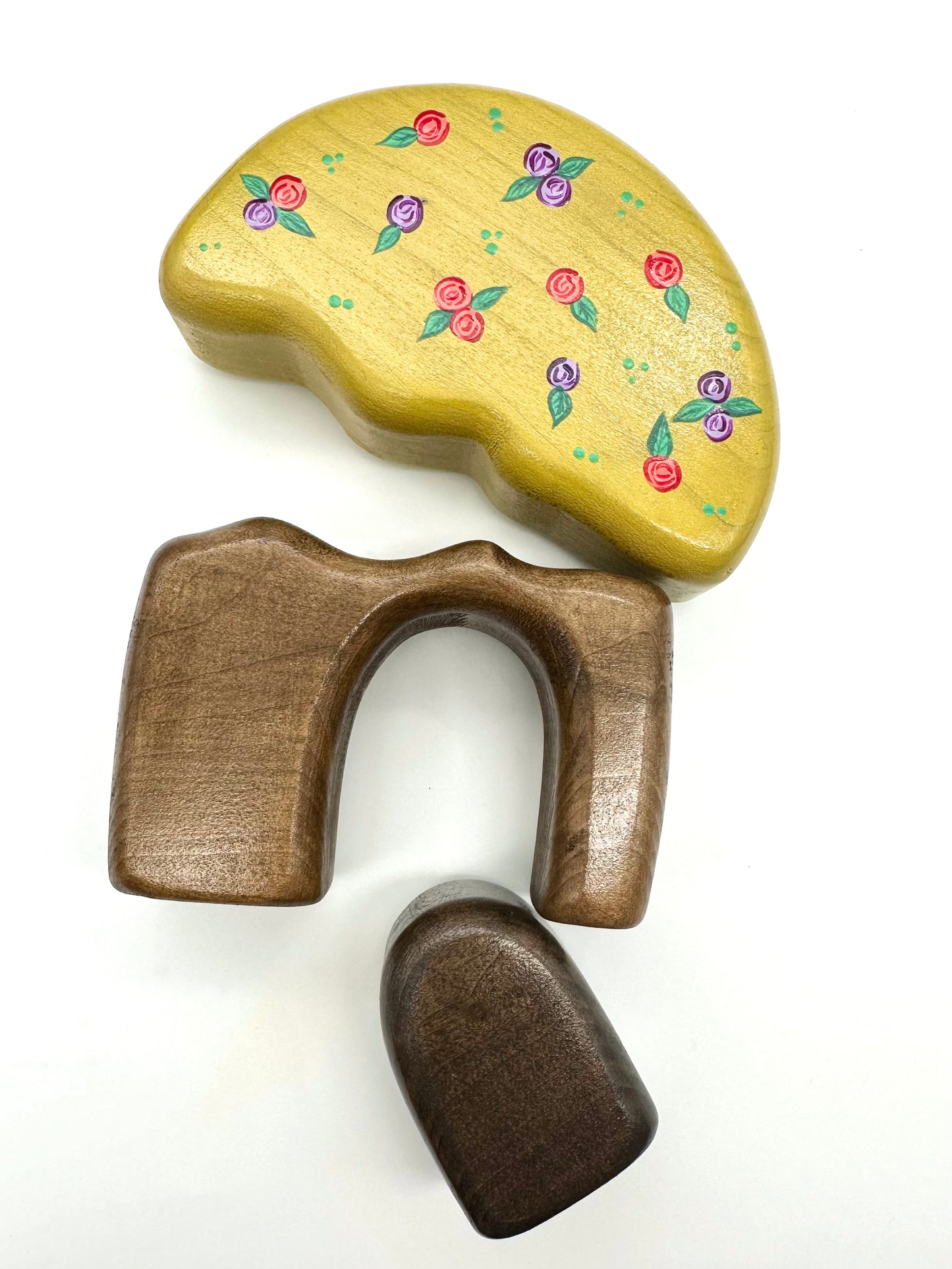 Wooden Mushroom House Stacker