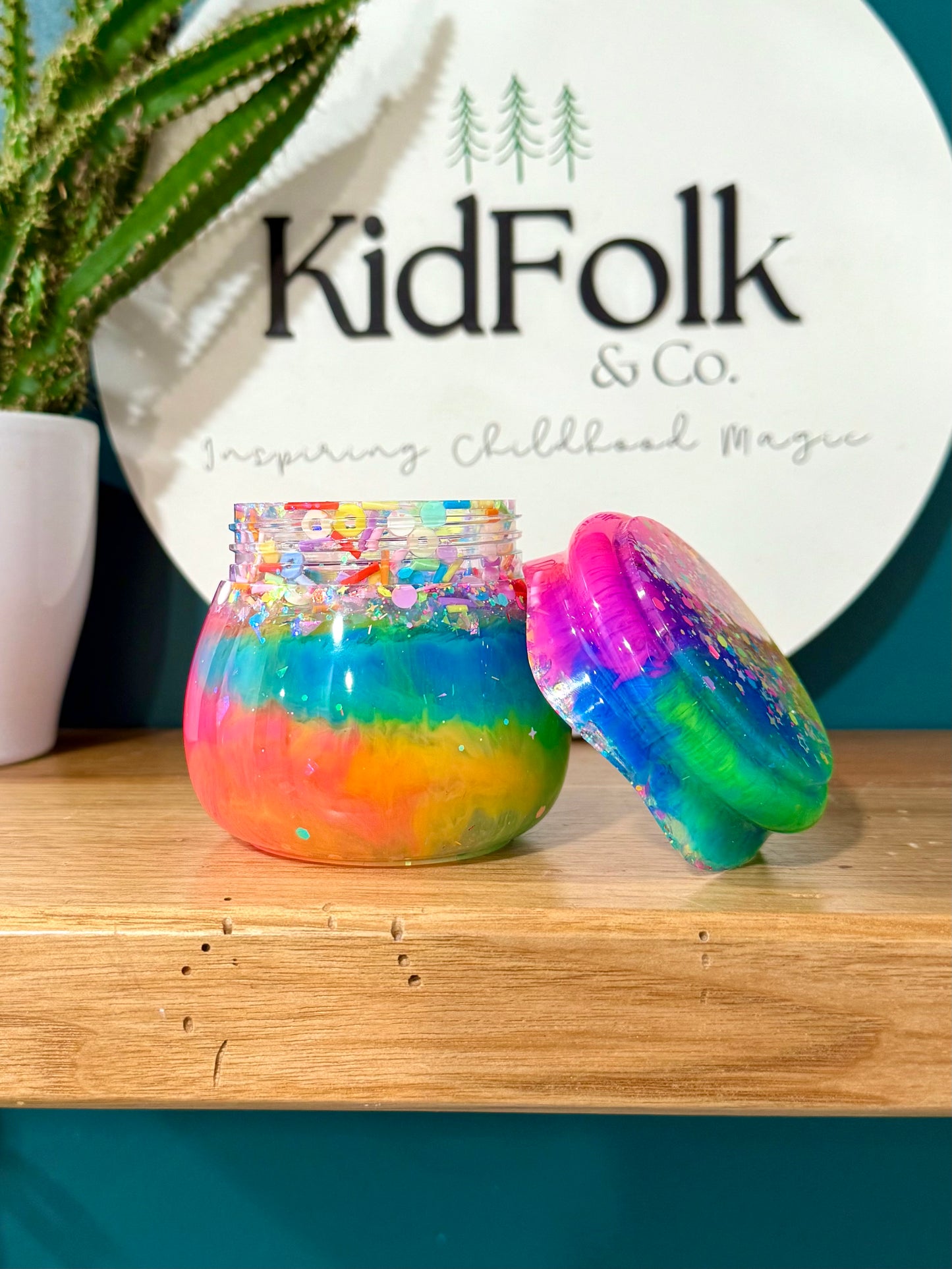 Resin Jar+Screw on Lid
