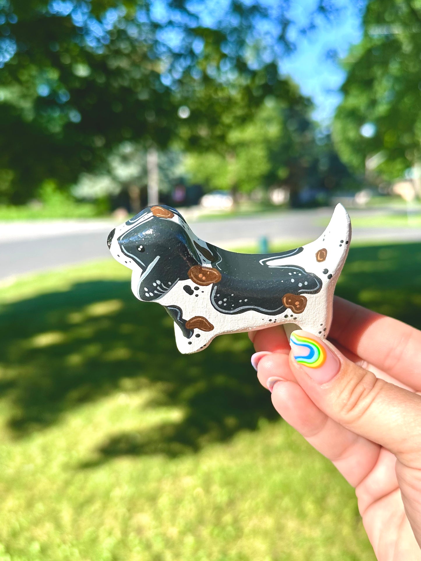 Hand Painted Basset Hound