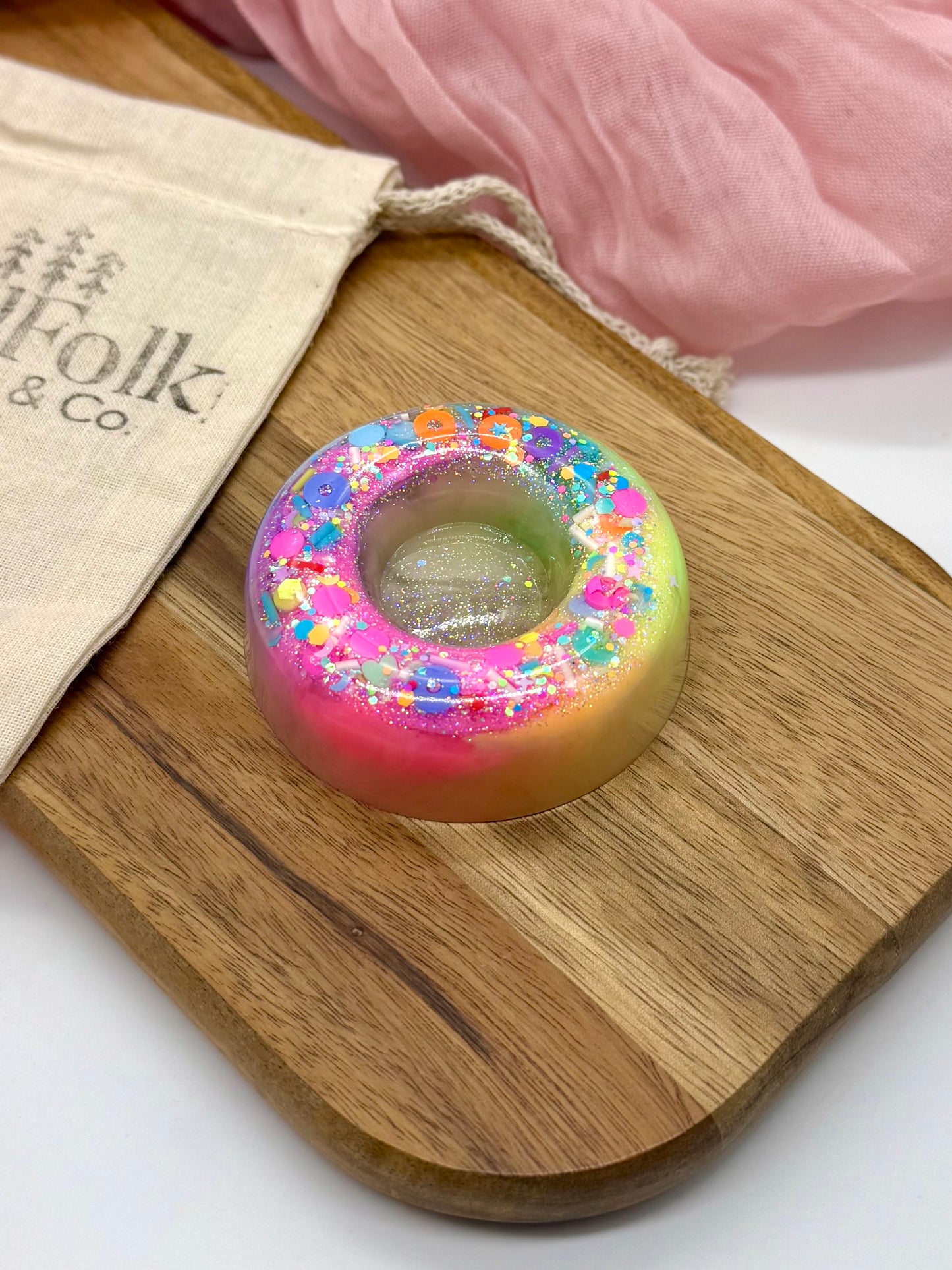 Rainbow Sprinkle Donut