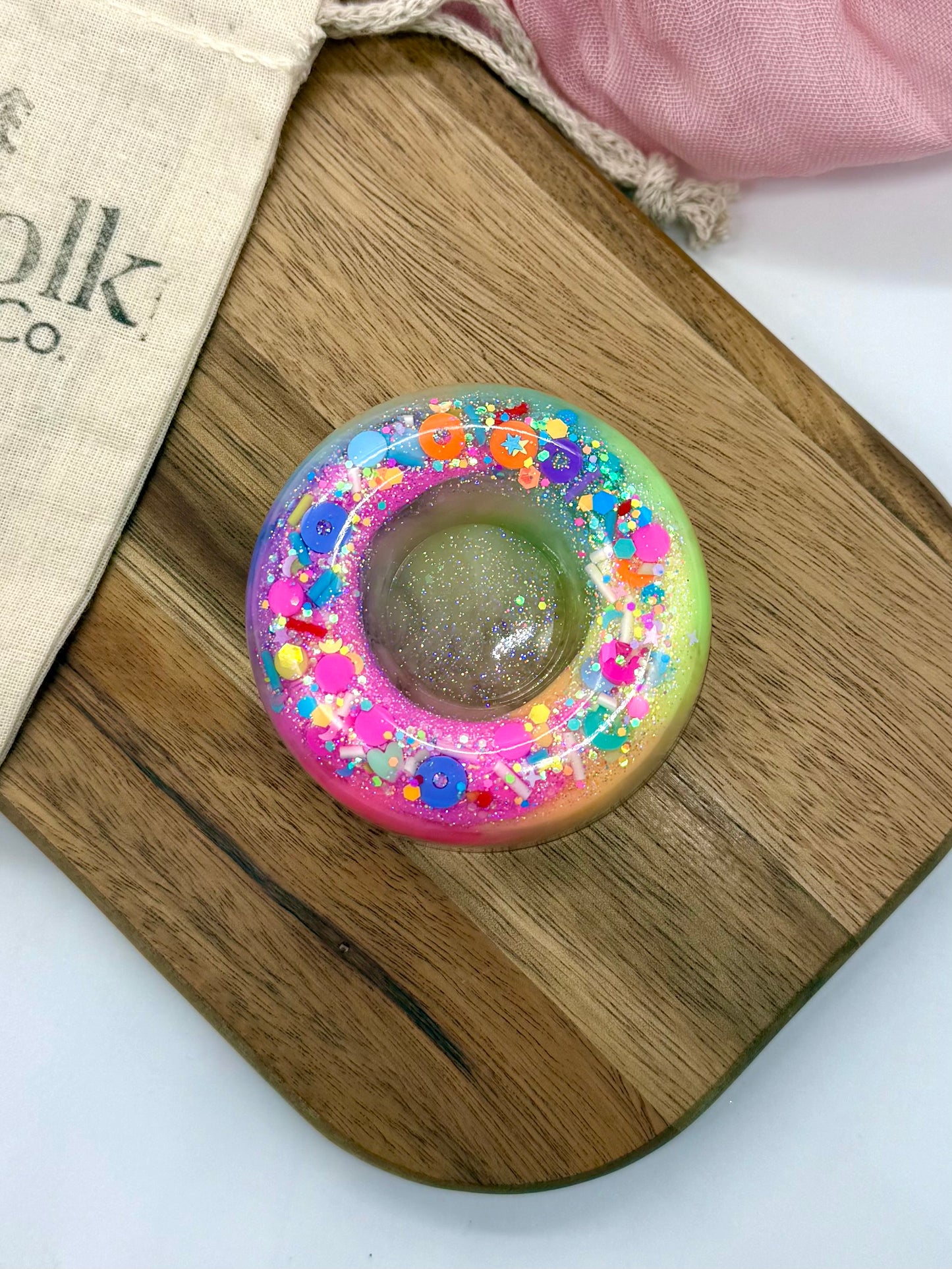 Rainbow Sprinkle Donut