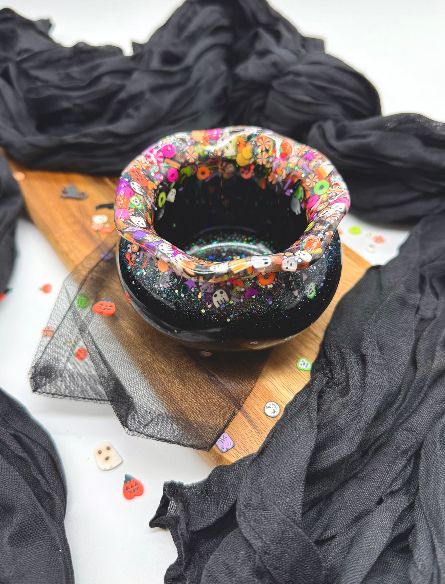 Resin Halloween Cauldron
