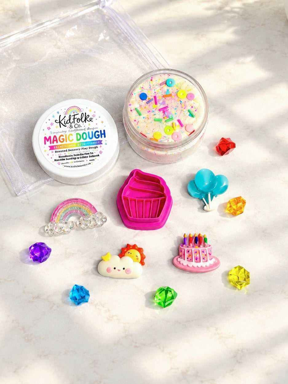 Magic Dough Mini Sensory Play Kits | Stocking Stuffers & Party Favours