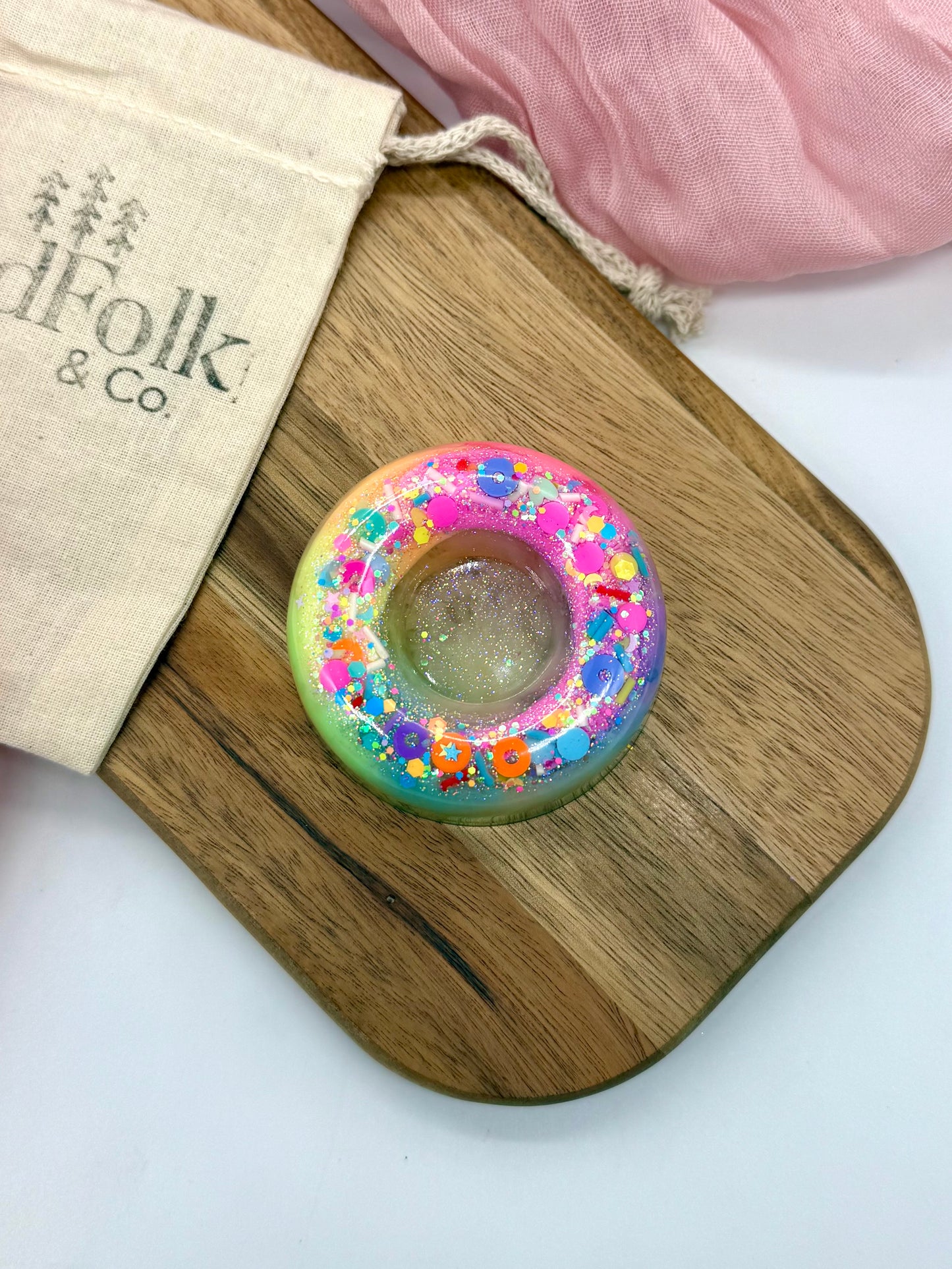 Rainbow Sprinkle Donut