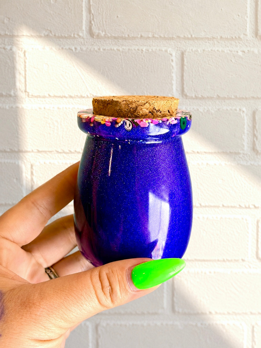 Halloween Bottle+Cork Lid