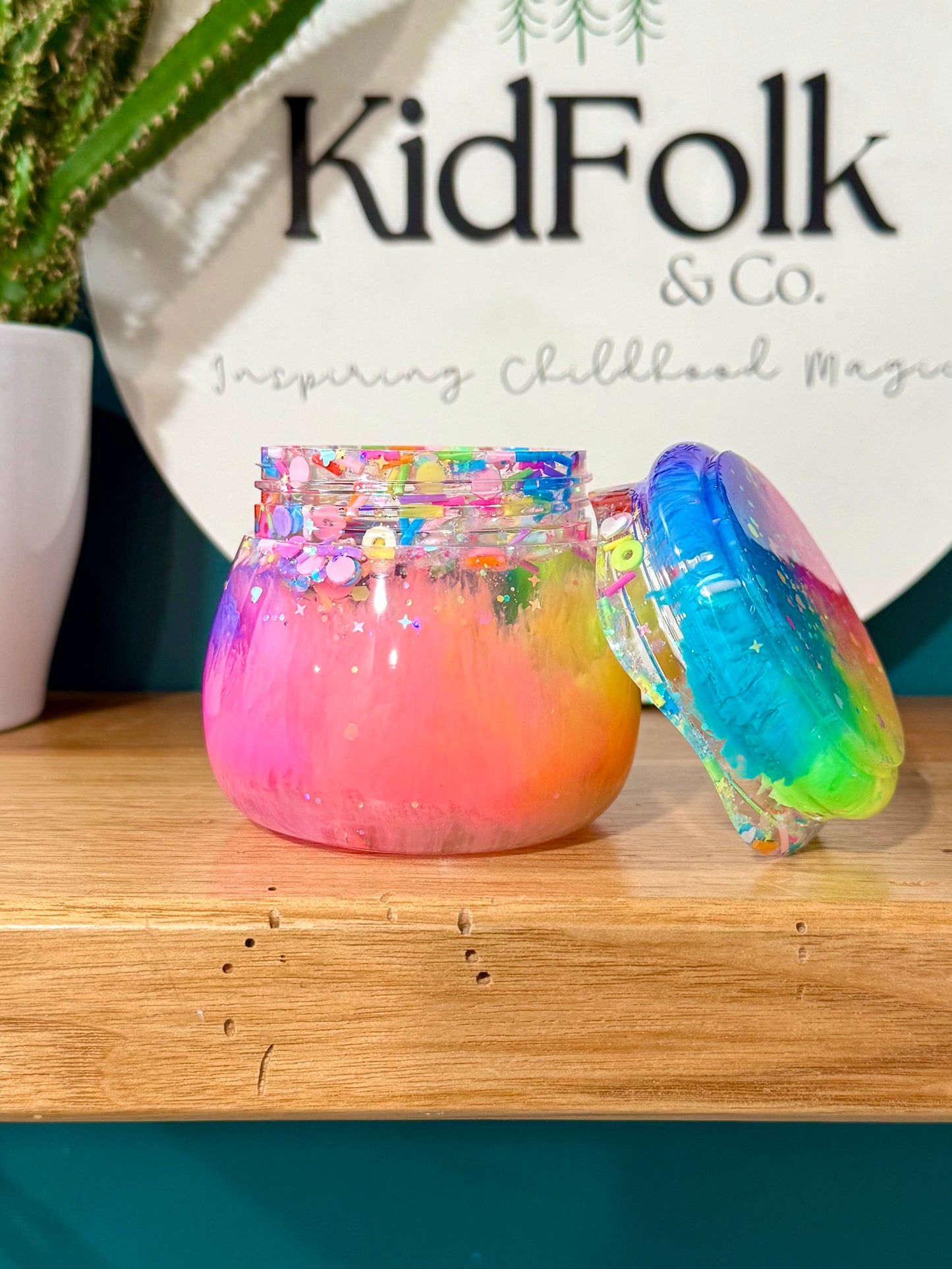 Resin Jar+Screw on Lid