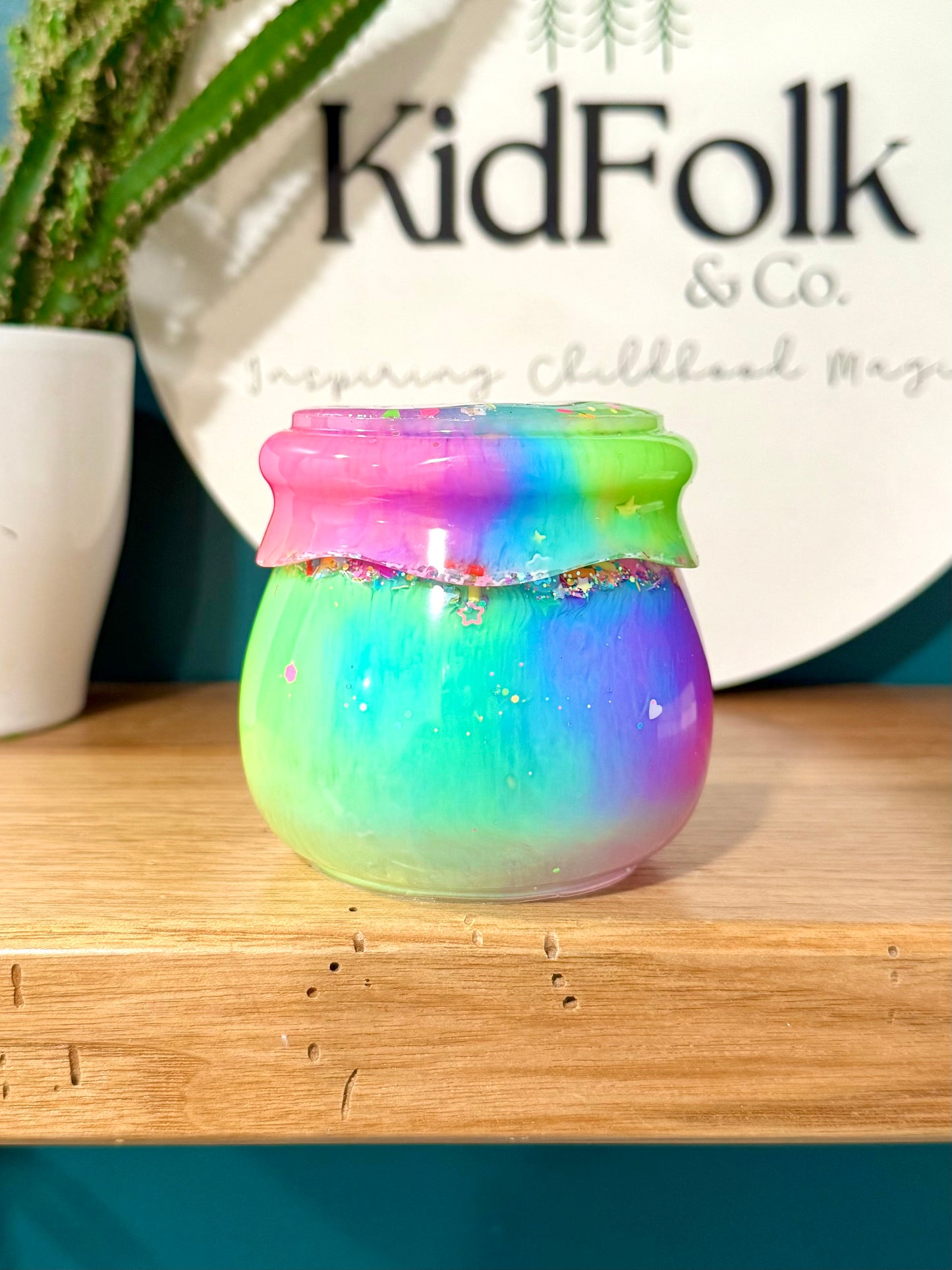 Resin Jar+Screw on Lid