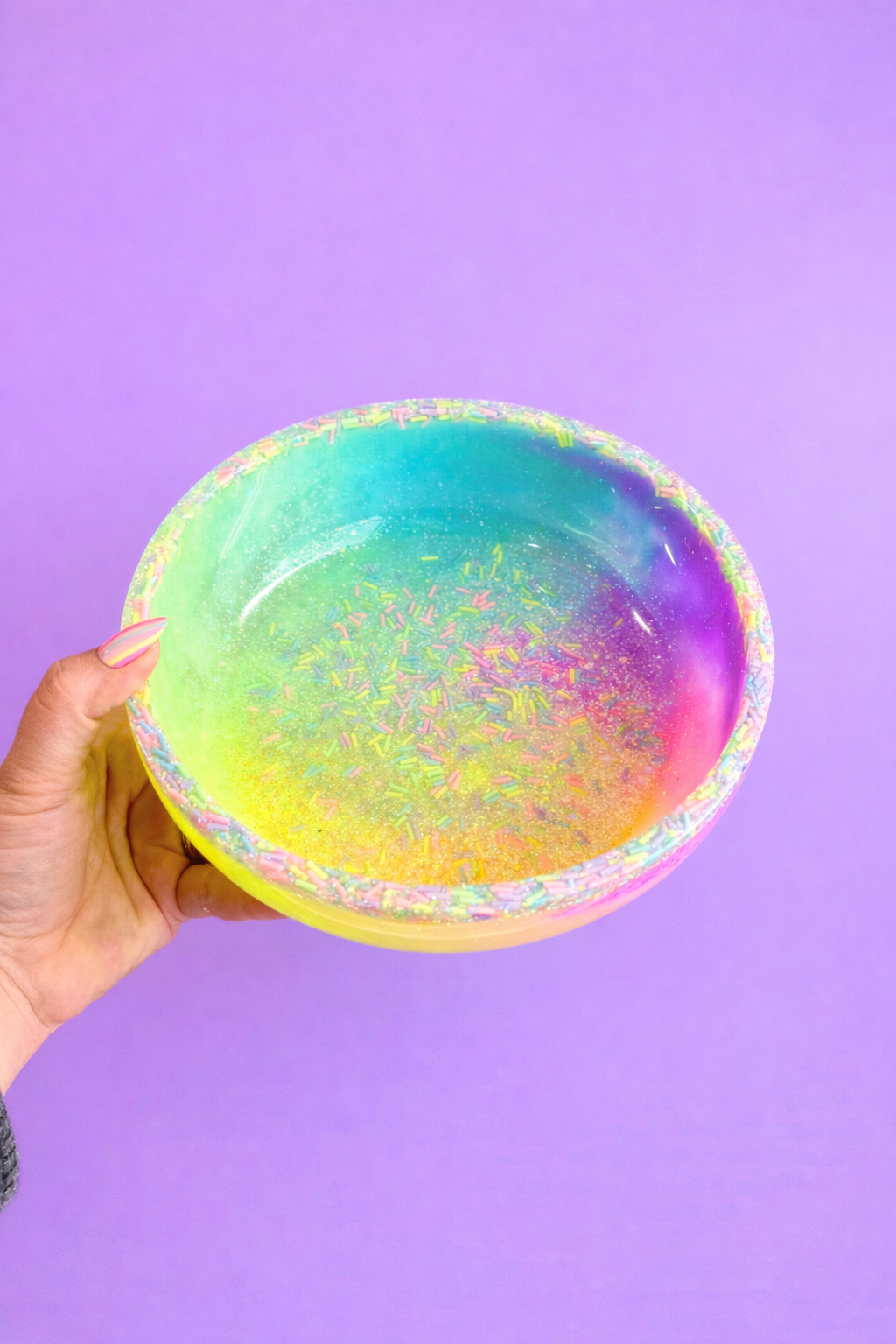 XL Rainbow Sprinkle Bowl