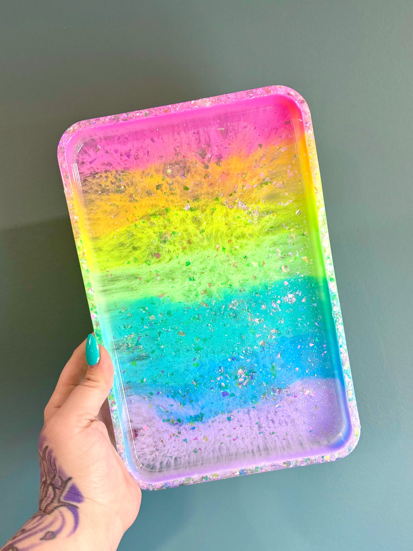 Resin Rectangle Tray