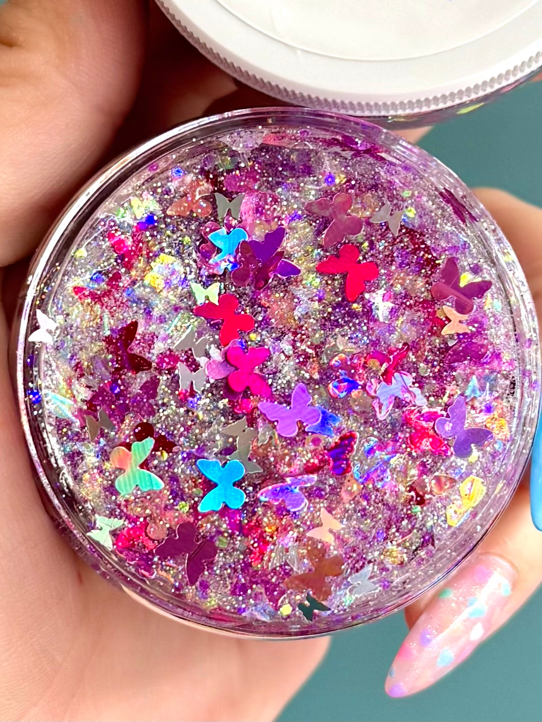 Butterfly Garden Glittery Hair Gel