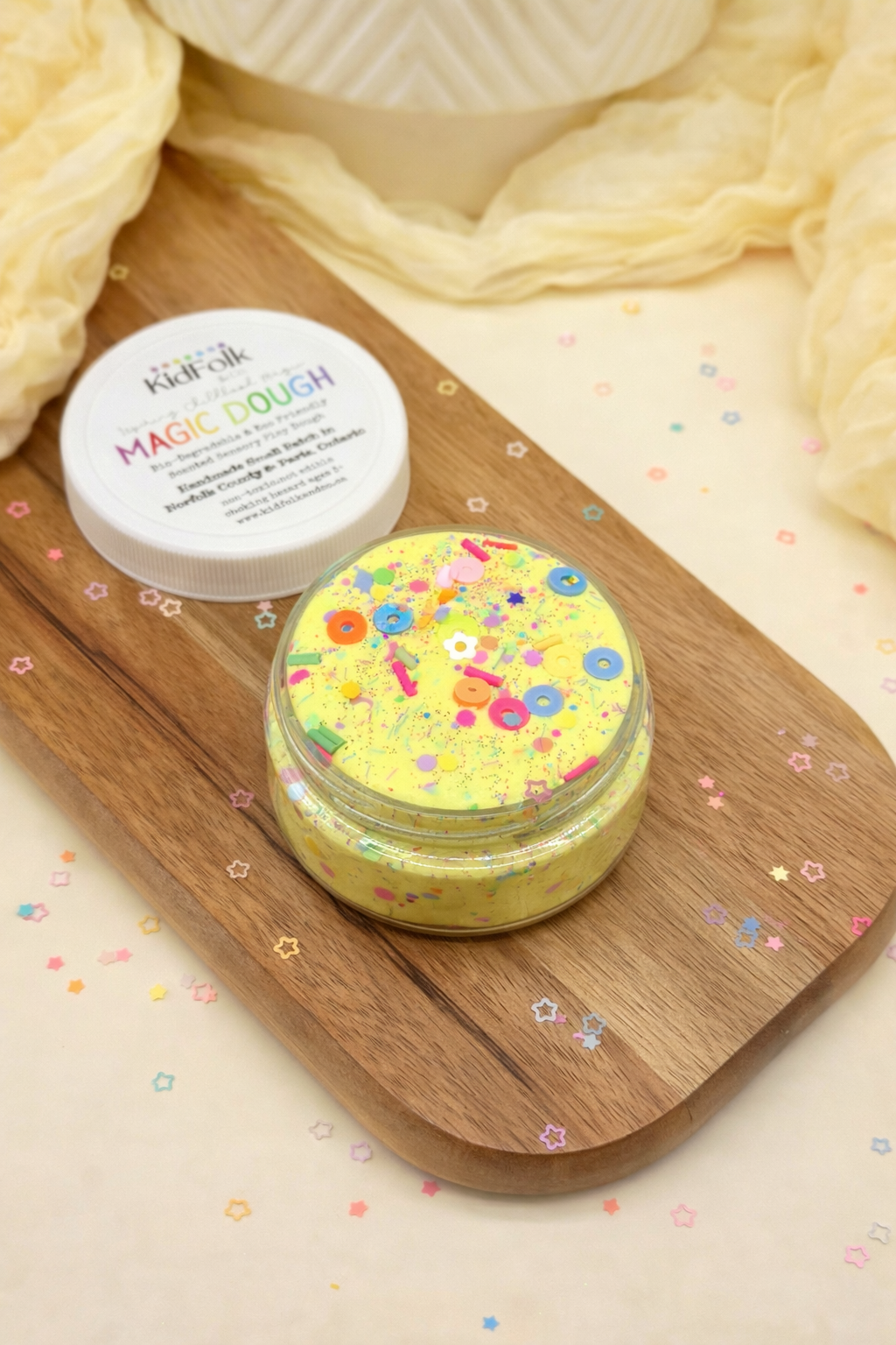 Magic Dough-Pastel Yellow