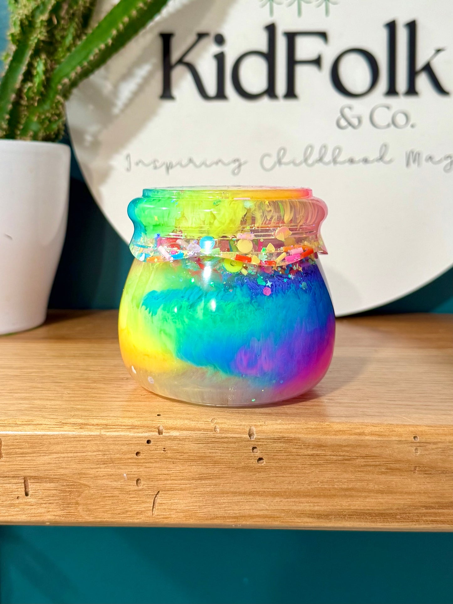 Resin Jar+Screw on Lid