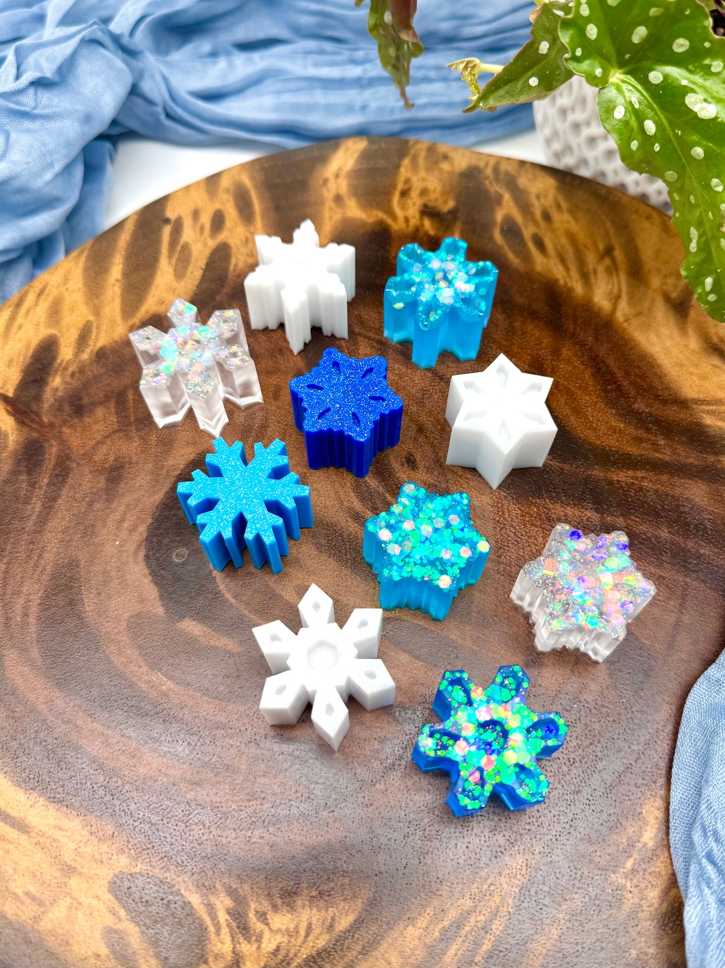 Snow Flake Resin Set