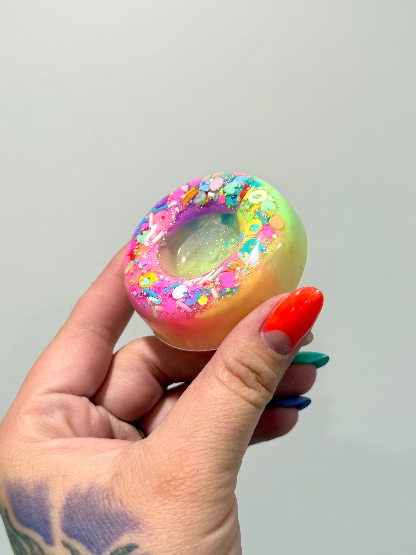 Rainbow Sprinkle Donut