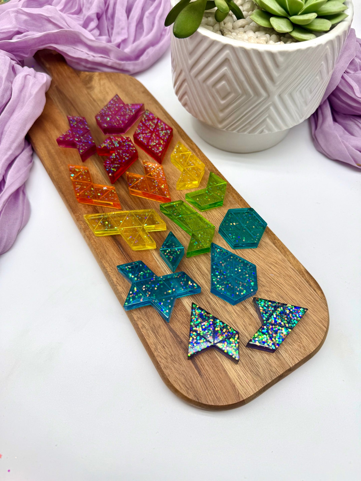 Rainbow Tangrams