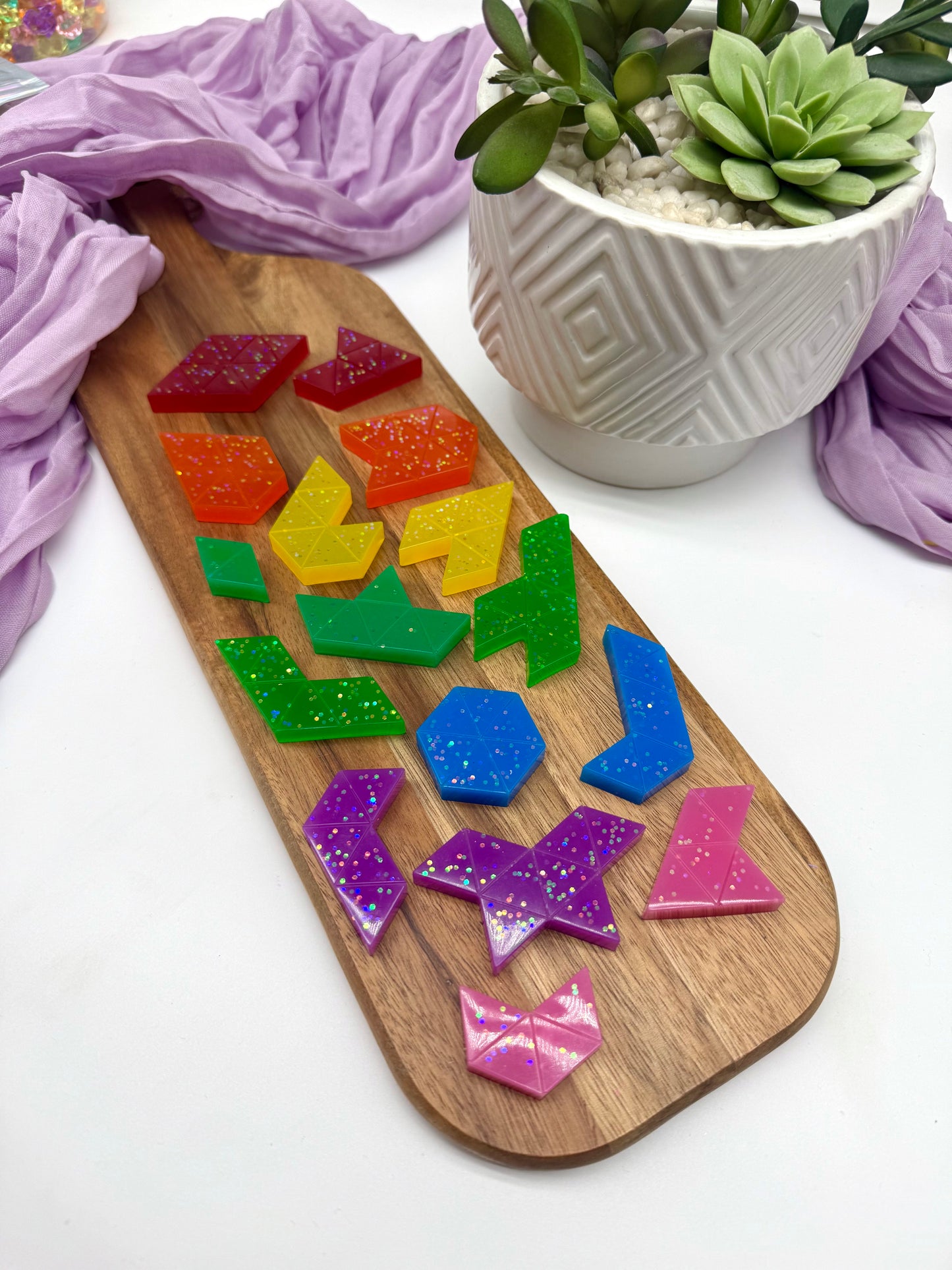 Rainbow Tangrams