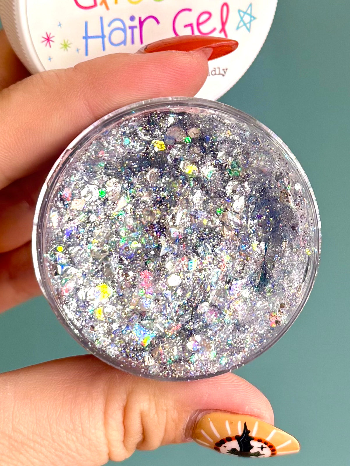 Silver Bells Glittery Hair Gel-Made By Jack!