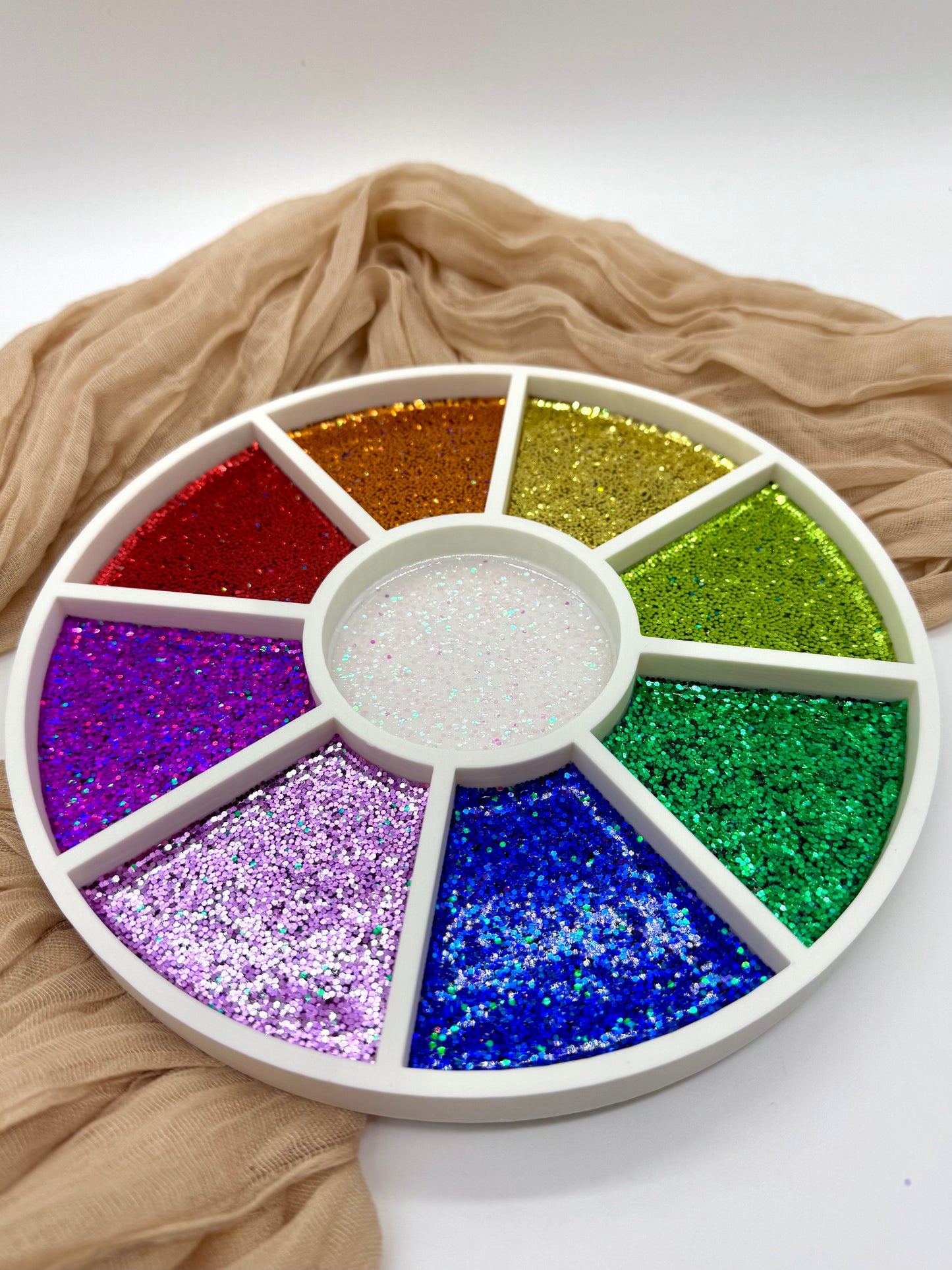 Colour Sorting Tray 2.0 + Metallic Glitter