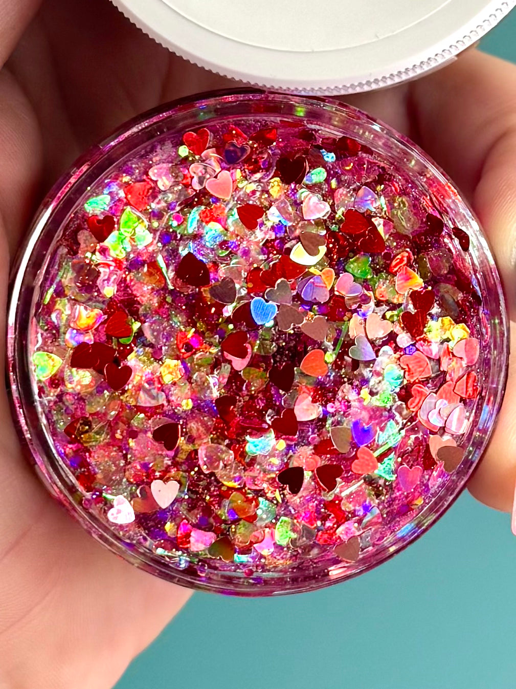 Cupid’s Crush Glittery Hair Gel