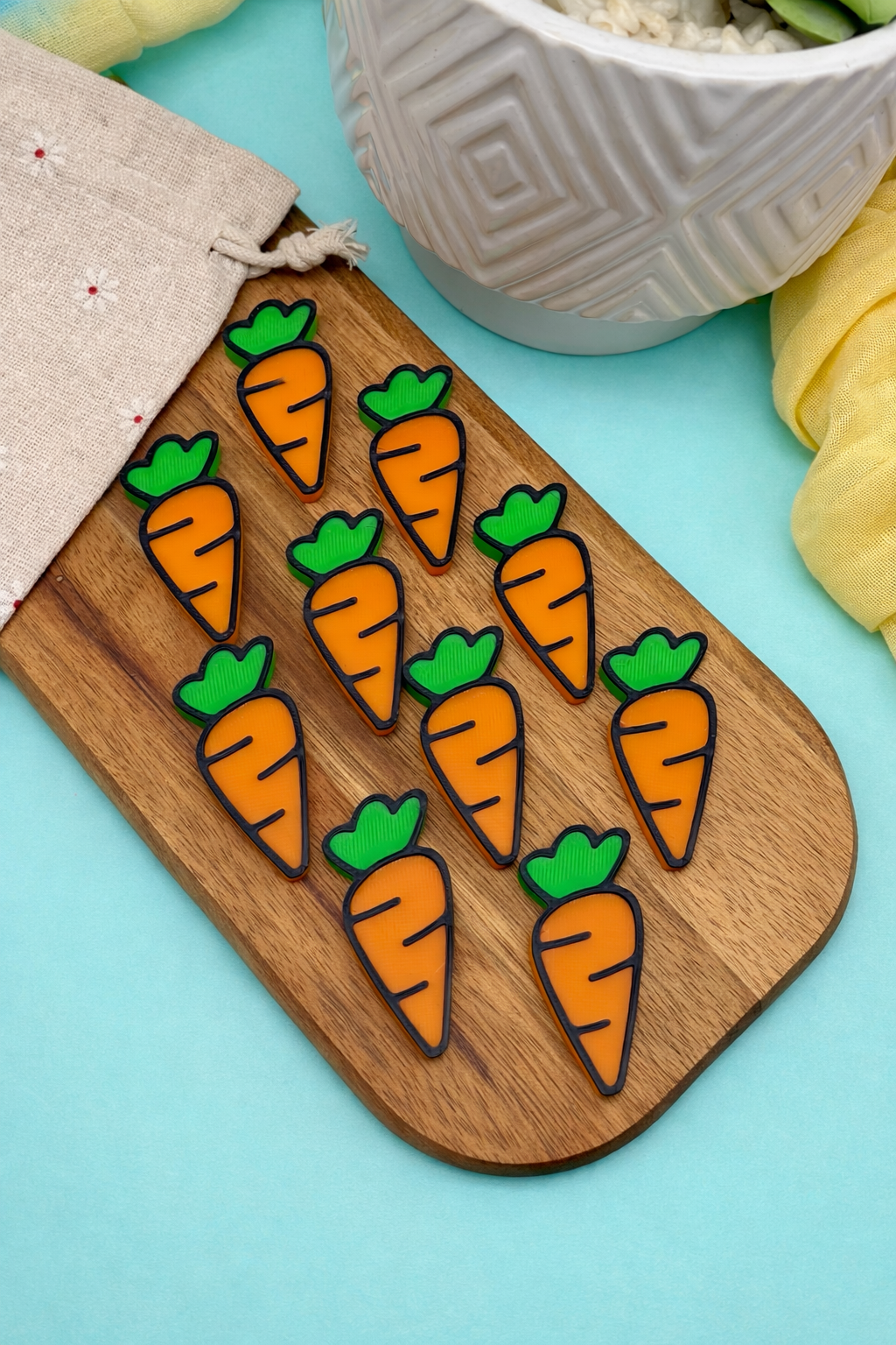 3D Printed Carrot Counters
