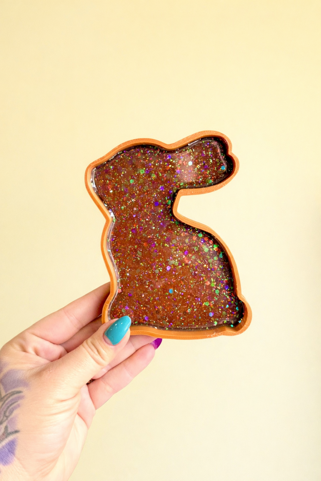 Chocolate Bunny Sensory Tray