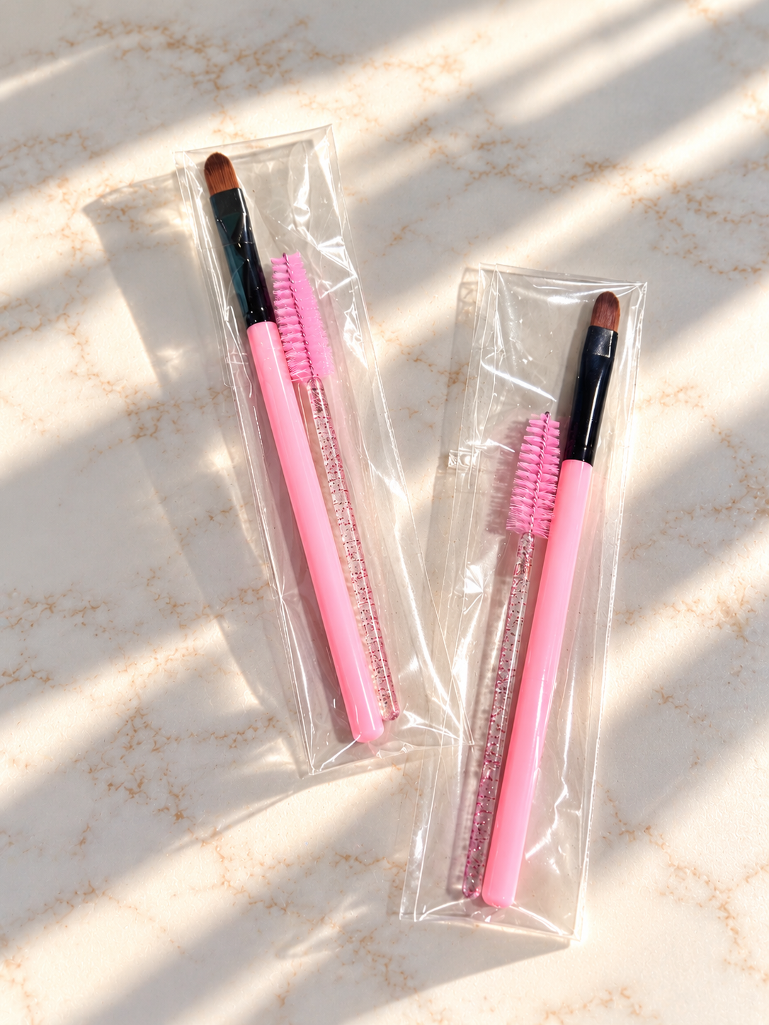 Glittery Hair Gel Applicator Duo β Hair Glitter Brush & Spoolie