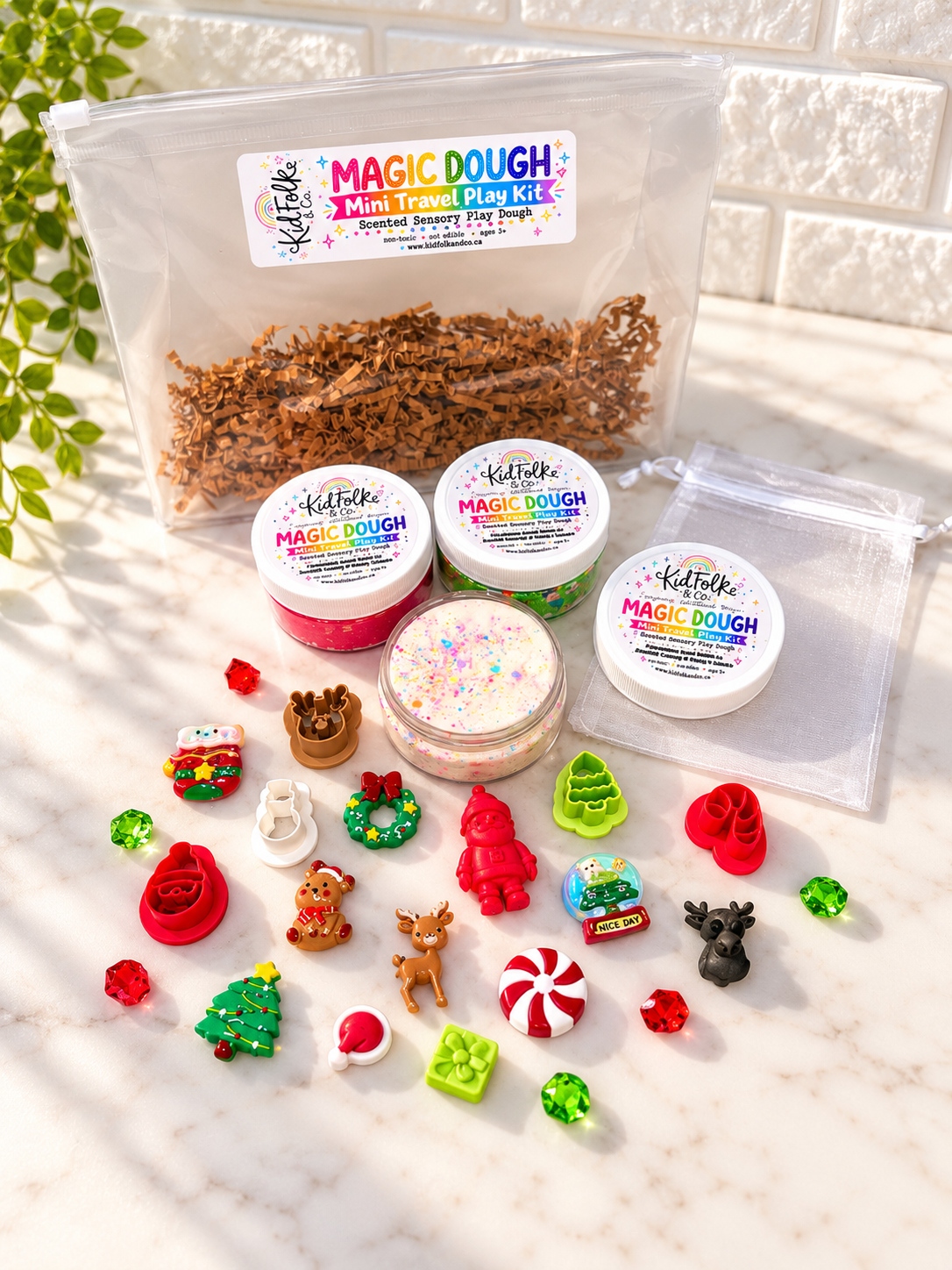 Magic Dough Travel Play Kit|Playdough Kits for Kids