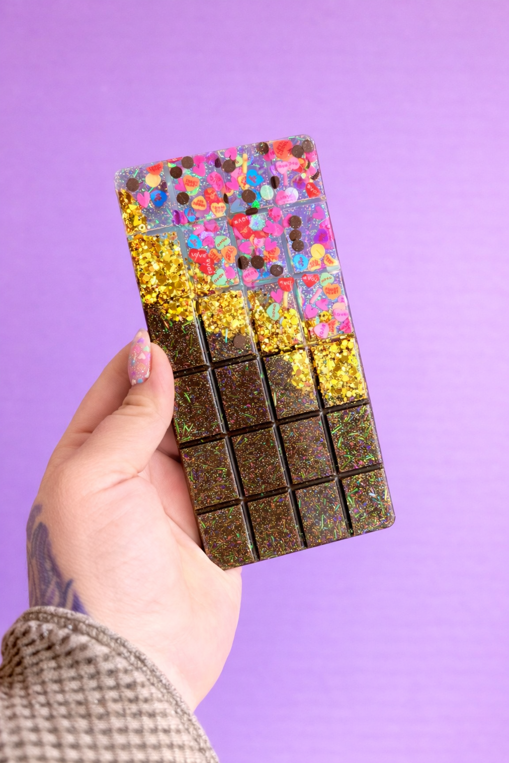 Golden Ticket Valentines Chocolate Bar