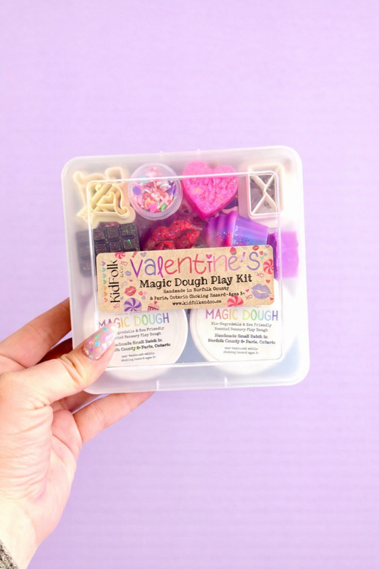 Valentine’s On-The-Go Play Kit-Dough,Slime OR Potion