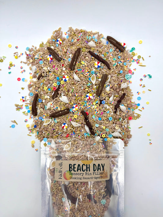 Beach Day Sensory Bin Filler