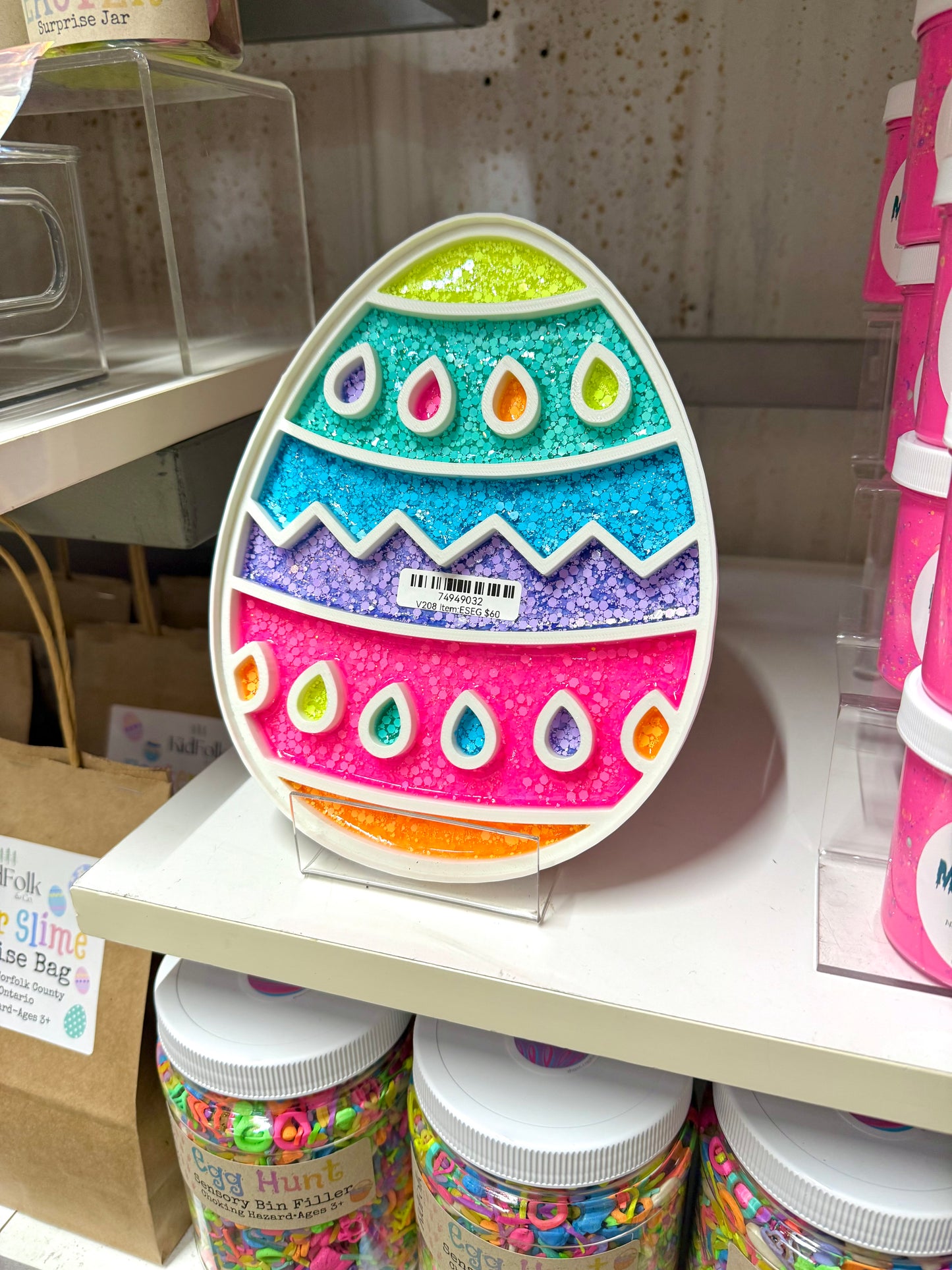 Easter Egg Sensory Tray
