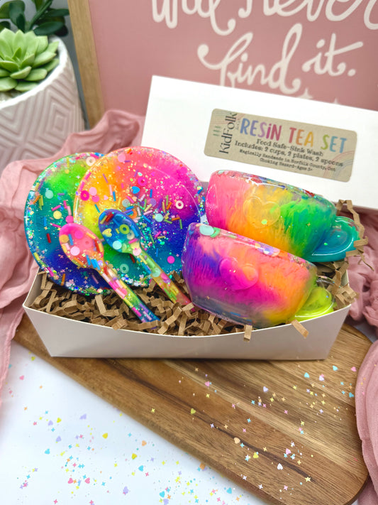 Rainbow Tea Set