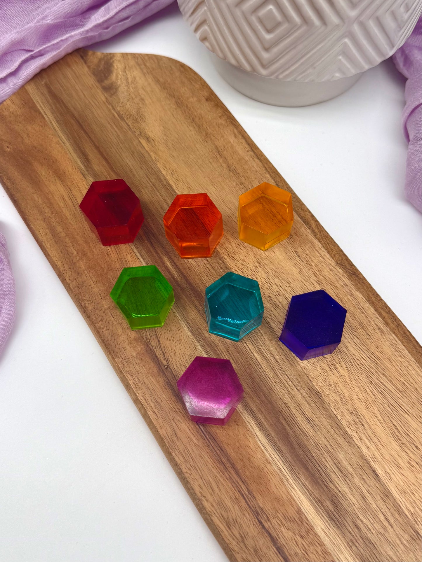 Translucent Hexagons