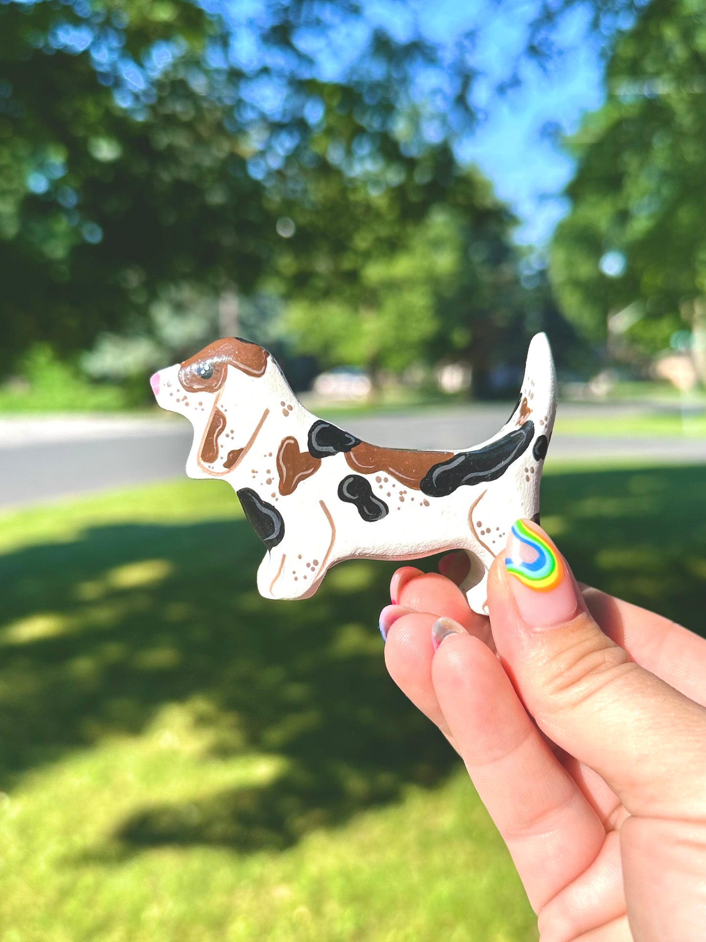 Hand Painted Basset Hound