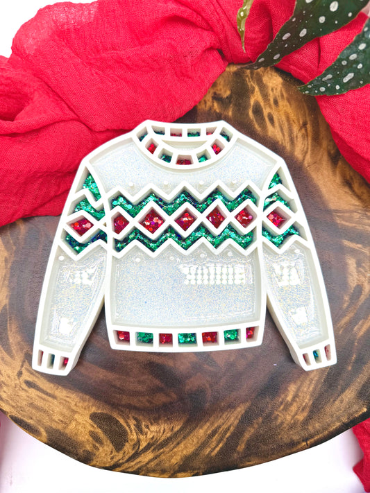 Christmas Sweater Tray