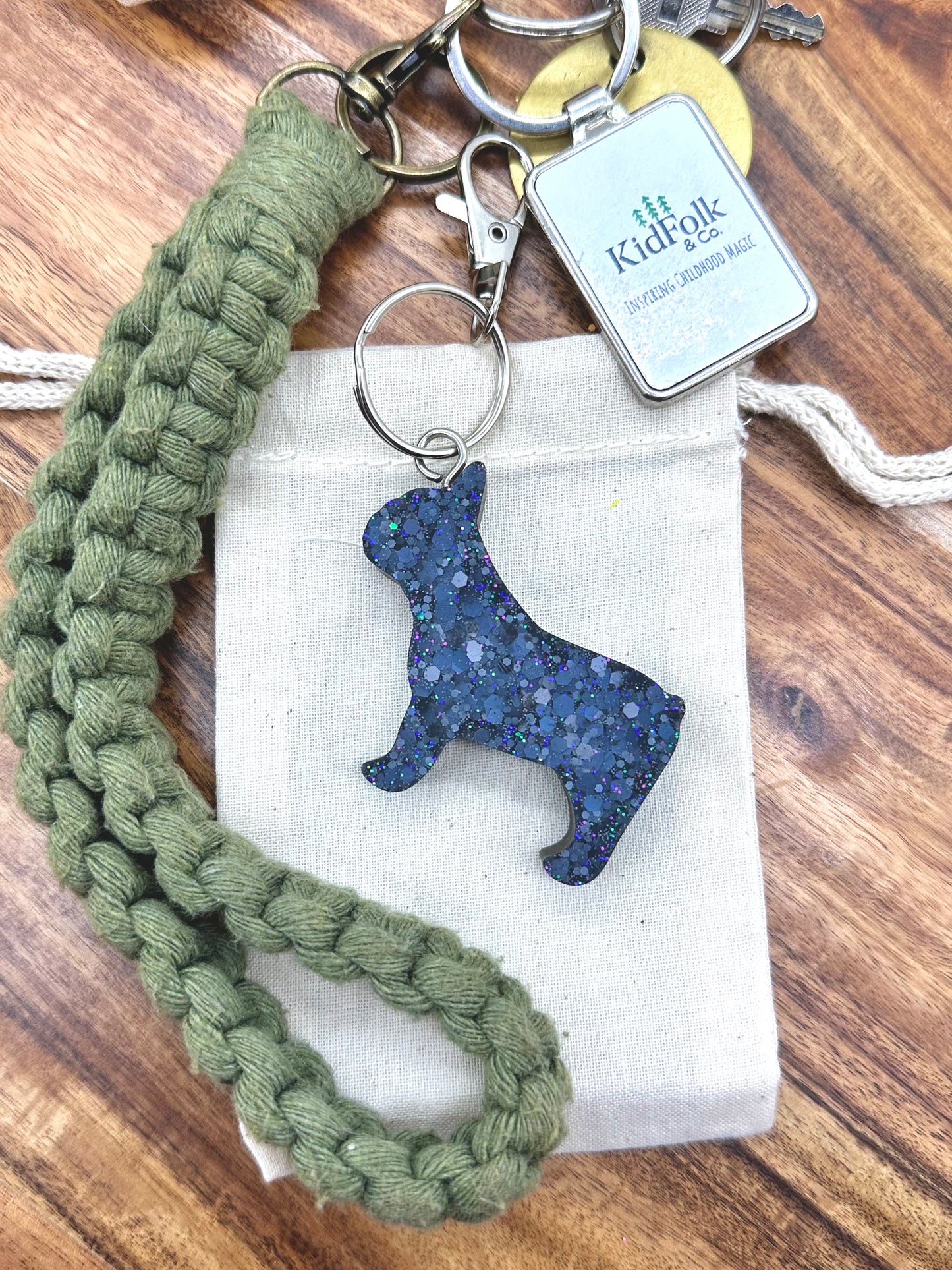 Frenchie Key Chain