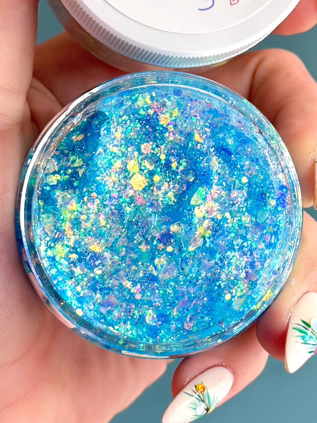 Sea Breeze Glittery Hair Gel