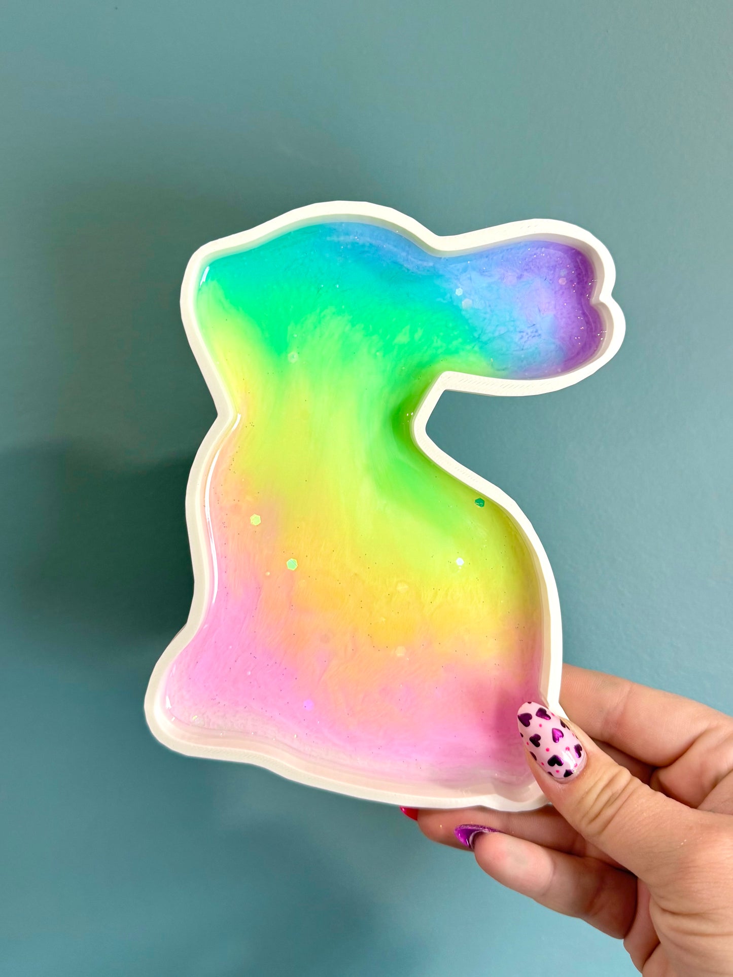 Rainbow Bunny Sensory Tray