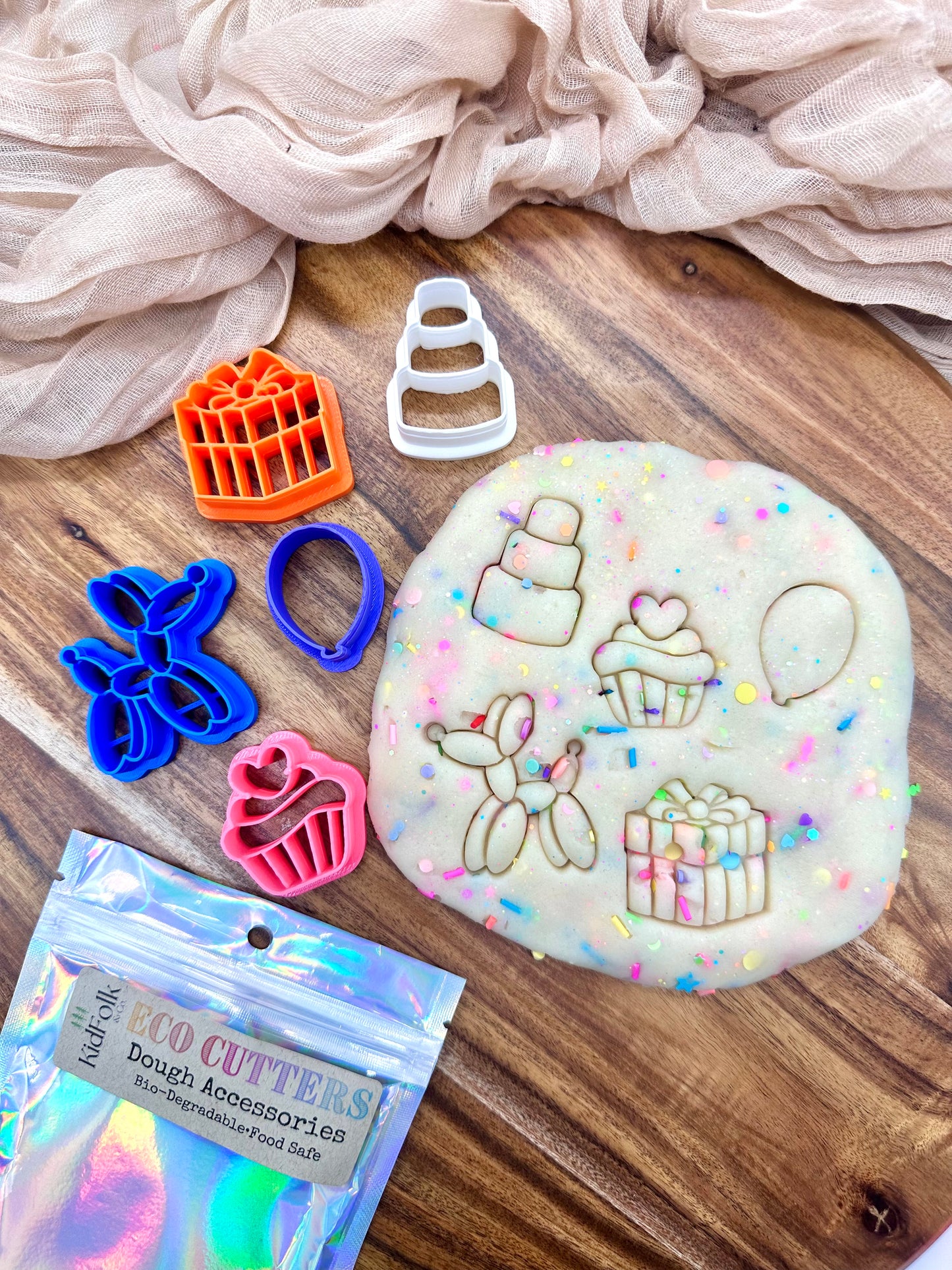 Mini Eco Cutters Set-Happy Birthday