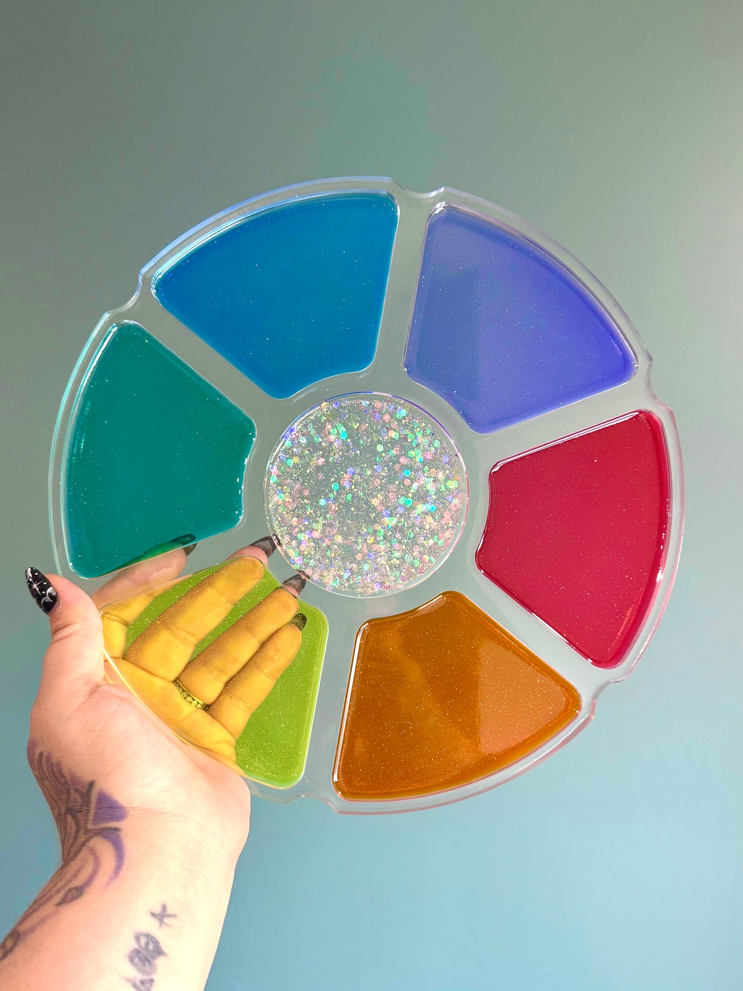 OG Resin Colour Sorting Tray-6 free sorting pieces included