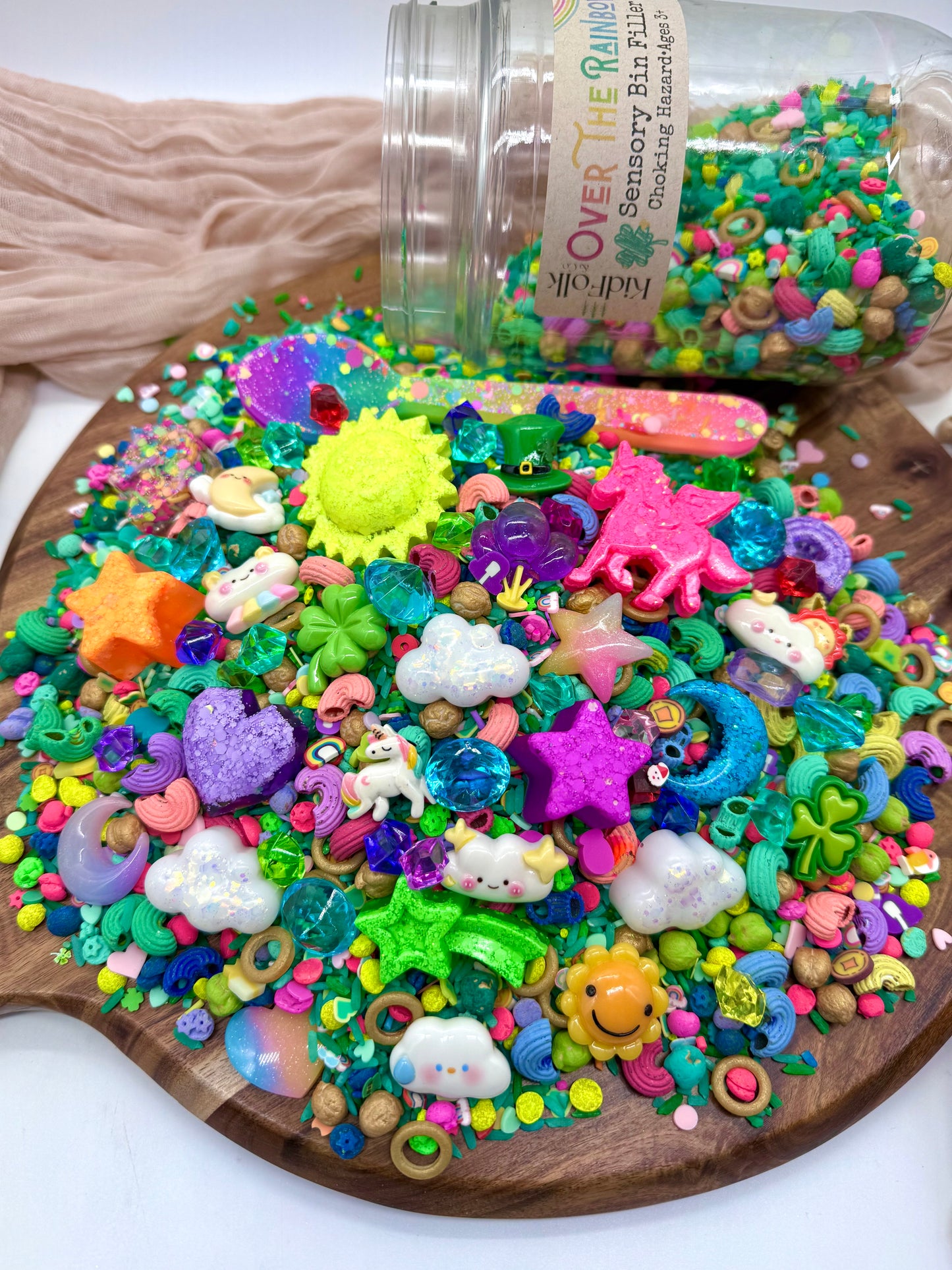 Over the Rainbow Dump & Play Sensory Kit