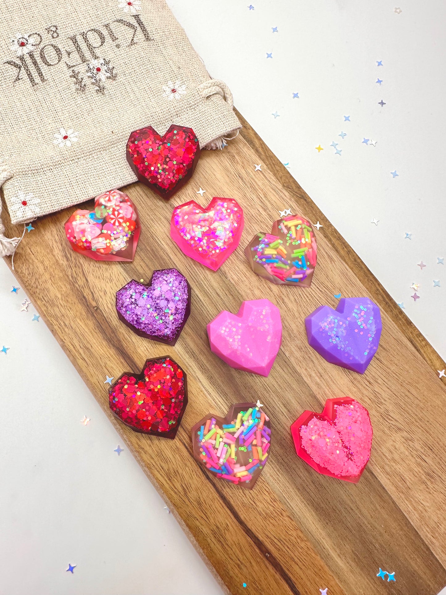 Heart Loose Parts  - 10 Pack