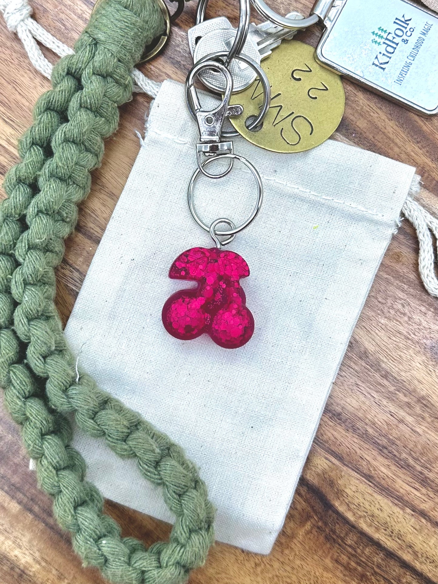 Cherry Key Chain