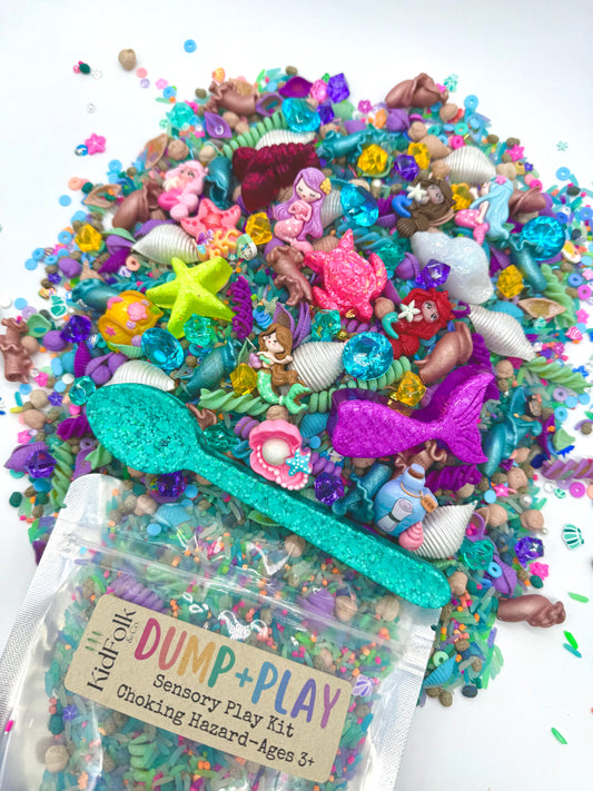 Mermaid Dump & Play Sensory Kit